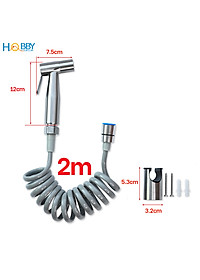 Bộ vòi xịt rửa vệ sinh toilet có dây sen lò xo Hobby Home Decor VSR2