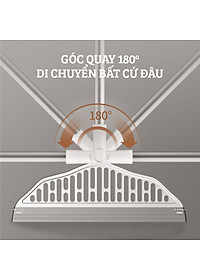 Cây chà sàn nhà tắm , Chổi quét sàn gạt nước ma thuật Silicon DAMAS Magic S1 - Quét nhà tắm , toilet , cửa kính - Lưỡi chổi silicon mềm mại không gây xước sàn, đầu chổi quay 180 độ dễ dàng di chuyển tới mọi góc khuất