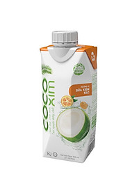Thùng 12 Hộp Nước Dừa Cocoxim Tắc (330ml x12 Hộp)