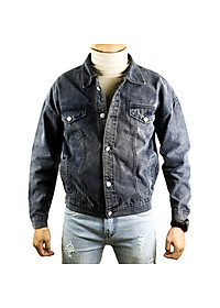 Áo Khoác Bò Nam Xanh Đậm Thời Trang Hàn Quốc SZone SQ603