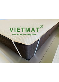 Size trải giường Tấm lót chống thấm cho bé cotton 4 lớp SIÊU VIỆT (SUPERMAT)