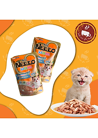 Pate NEKKO Kitten creamy cho mèo con - dành cho Mèo con từ 1-12 tháng tuổi 70g (vị mới)