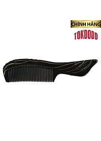 Lược Sừng Cao Cấp TOKDODO Kiểu Vát Hoàng Gia ( Kích Thước 20 x 5 Cm)