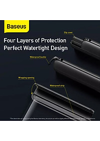 Túi chống nước cao cấp cho điện thoại 7.2 inch trở xuống chuẩn chống nước IPx8 hiệu Baseus Let'sGo - Hàng nhập khẩu