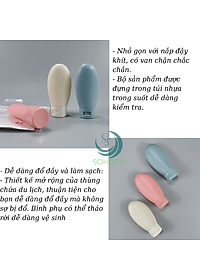 Set Chai Chiết Du Lịch 4 Màu Pastel Siêu Xinh Combo Chai Chiết Mỹ Phẩm Mini – Gọn Nhẹ, Sang Xịn Bộ Chiết Đựng Mỹ Phẩm Du Lịch – Nhỏ Gọn Chuẩn Trend Set Chai Silicone Du Lịch – Không Rò Rỉ, Mềm Mịn SBộ Chai Mini Đi Du Lịch – Màu Dễ Thương, Dễ Phân Loại