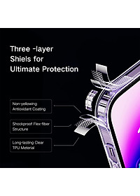 Ốp lưng chống sốc trong suốt hỗ trợ sạc Maqsafe cho iPhone 14 Pro Max (6.7 inch) hiệu Memumi Maqsafe Magetic Case siêu mỏng 1.5mm, độ trong tuyệt đối, chống trầy xước, chống ố vàng, tản nhiệt tốt - hàng nhập khẩu