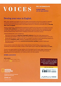 Voices Pre-Intermediate A2/B1: Student's Book BRE + OLP/EBK CSTM (Vietnam Edition)