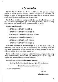 Sách Phương Pháp Giải Các Chủ Đề Căn Bản Hình Học Lớp 10 (Tái Bản)