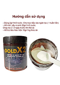 Men vi sinh Gold x2 150GR đậm đặc cao cấp, bổ sung Vitamin và khoáng chất, làm trong nước, khử tanh, phân hủy thức ăn dư thừa bể cá