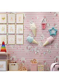 Giấy dán tường Mèo Hồng WP0074 10M 
