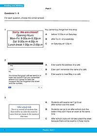 A2 Key For Schools Five Practice Tests 1-5
