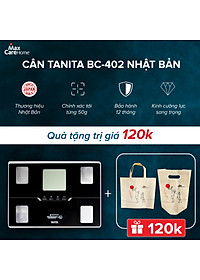  Cân điện tử kết nối điện thoại thông minh, phân tích 10 chỉ số cơ thể Tanita BC-402 Nhật Bản