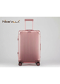 Vali Nhôm Nguyên Khối Khóa Sập NiceVilla 20inch-24inch-29inch