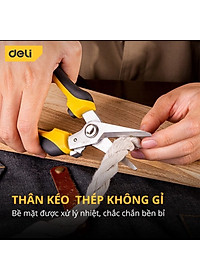 Kìm Cắt Đa Năng Deli Cao Cấp Kích Thước 8inch - Chất Liệu Chống Mòn, Gỉ - Sử Dụng Được Trên Nhiều Vật Liệu - DL2908