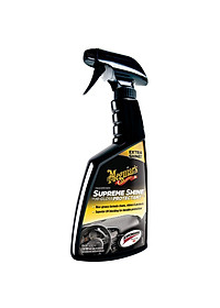 Meguiar's Dưỡng đen nhựa, cao su nội thất - độ bóng cao - Supreme Shine Protectant - G4016, 473 ml