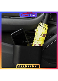 Thùng Rác Mini Cho Xe ô Tô màu đen sang trọng nhỏ gọn thông minh tiện lợi thùng rác VP