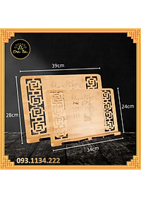 Kệ đọc kinh giá đỡ sách bằng tre size 29x39cm