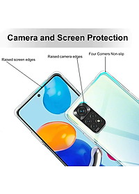 Ốp lưng silicon dẻo trong suốt mỏng 0.6mm cho Xiaomi Redmi Note 11s hiệu Ultra Thin độ trong tuyệt đối chống trầy xước - Hàng nhập khẩu