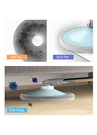 Bộ Cây Lau Nhà Thông Minh K8 Xoay 360 Độ, Siêu Nhanh - Chổi Lau Nhà Tách Nước, Cán Inox Chắc Chắn, Tiện Lợi, Sạch Gọn - Hàng Loại 1 - Chính Hãng MINIIN