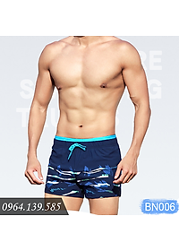 Combo đồ bơi nam giới, set 4,5 chi tiết Quần boxer 2 lớp + Kính bơi anti fog + Mũ + Bịt tai kẹp mũi + Túi đựng, mẫu cao cấp đẹp | BN007