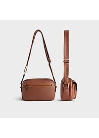 Túi Lata ( Thời trang nam dáng ngang - Túi đeo chéo da TN26 )