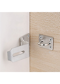 Chốt Khóa Vuông 90 độ Có PAT Khóa KUNBE, Bản Lề Cài Khóa Chốt Cửa, Tiện Dụng Dễ Lắp Đặt