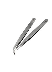 Bộ nhíp gắp lông tổ yến chuyên dụng/Nhíp gắp linh kiện/ Nhíp nối mi 1 thẳng 1 cong giá rẻ