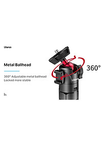 Ulanzi MT-16 - Tripod Kiêm Gậy Chụp Hình Selfie Đa Năng Cho Máy Ảnh Cỡ Nhỏ, Smartphone - Hàng chính hãng