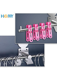 Giá treo móc phơi quần áo gắn tường inox 304 Hobby home decor GPM3