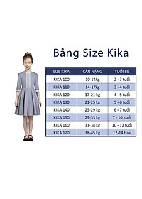 Váy đầm bé gái cổ sen trắng ren ngực. Từ 11kg đến 45kg  K107