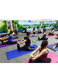 [LOẠI TỐT - HÀNG CAO CẤP] Thảm Tập Yoga 8mm, Tập Gym dộ dày 5-8mm 2 Lớp không mùi chống trơn trượt - Chính hãng dododios