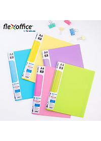Bìa hồ sơ màu Pastel 20 lá nhựa PP Thiên Long Flexoffice FO-DB007/NĐ