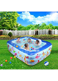 Bể Bơi Chữ Nhật 3 Tầng 180cmx130cmx60cm