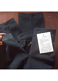 Quần baggy nữ lưng cao công sở đẹp Doloxi khóa sườn cạp chun sau co giãn Q435