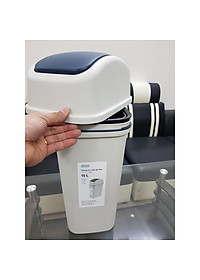 Thùng rác nắp lật Hiro 15L (Kèm ruột) - Chính hãng INOCHI