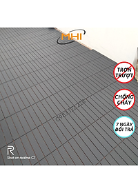 Tấm nhựa lót sàn MHI cao 2 cm, chuyên dụng cho ban công, bể bơi sân vườn PP - kích thước 30 cm x 30 cm x 2 cm