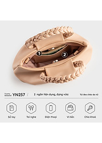 Túi Yuumy ( Thời trang nữ kiểu đám mây size 22  - Túi đeo chéo da Seasand YN257 )