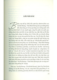 ẤN ĐỘ Trong Sự Định Hình Cấu Trúc Khu Vực ẤN ĐỘ DƯƠNG - THÁI BÌNH DƯƠNG (Sách chuyên khảo)