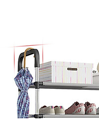 Kệ Để Giày Dép Inox 5 Tầng Lắp Ghép  Đa Năng Cao Cấp- Phong Cách Hàn Quốc - Chính Hãng MINIIN