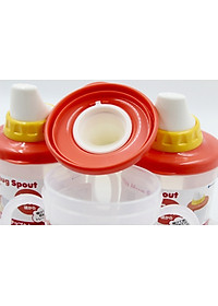 Combo khay trữ đồ ăn dặm cho bé Kokubo 8 ngăn + Cốc có núm dành cho bé 230ml - nội địa Nhật Bản