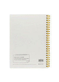 Sổ Lò Xo Bìa Nhựa Puppy A5 - Kẻ Ngang - Oxford D481A5 - Màu Nâu