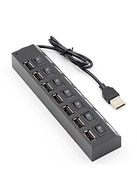 Hub USB 7 cổng có công tắc - Hàng Nhập Khẩu