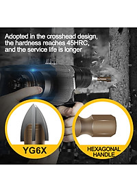  Mũi khoan đa năng khoan gốm sứ tường, 1 Bộ 5 món 6/6/8/10/12mm