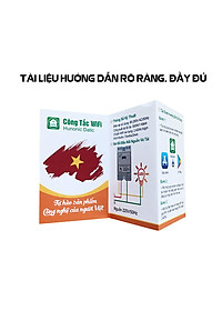 Công tắc thông minh ĐIỀU KHIỂN TỪ XA qua wifi HUNONIC DATIC 1 Kênh 500W - Cơ Điện Shop