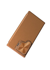 Ốp Lưng Nillkin Qin Prop Leather Case cho Samsung Galaxy S24 Ultra - Hàng Chính Hãng