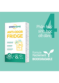 Miếng khử mùi tủ lạnh Stanhome Anti Odor Fridge 31gr/hộp