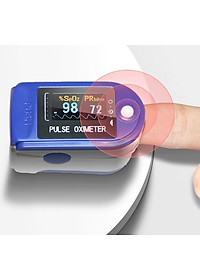 Máy đo huyết áp kẹp ngón tay + spo2 nhịp tim - Máy đo nồng độ oxy trong máu cầm tay cho kết quả đo nhanh chính xác
