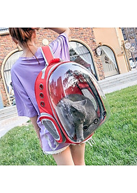 Balo phi hành gia trong suốt Balo thú cưng vận chuyển chó mèo (Tặng kèm tấm lót) hàng chính hãng thương hiệu Kún Miu