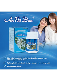 Combo 3 Viên uống hỗ trợ phòng ngừa và giảm kích thước u nang, u xơ An Nữ Đan (Hộp 60 viên)