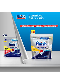 Combo 4 túi Viên Rửa Chén Bát Finish Powerball Quantum 21 viên